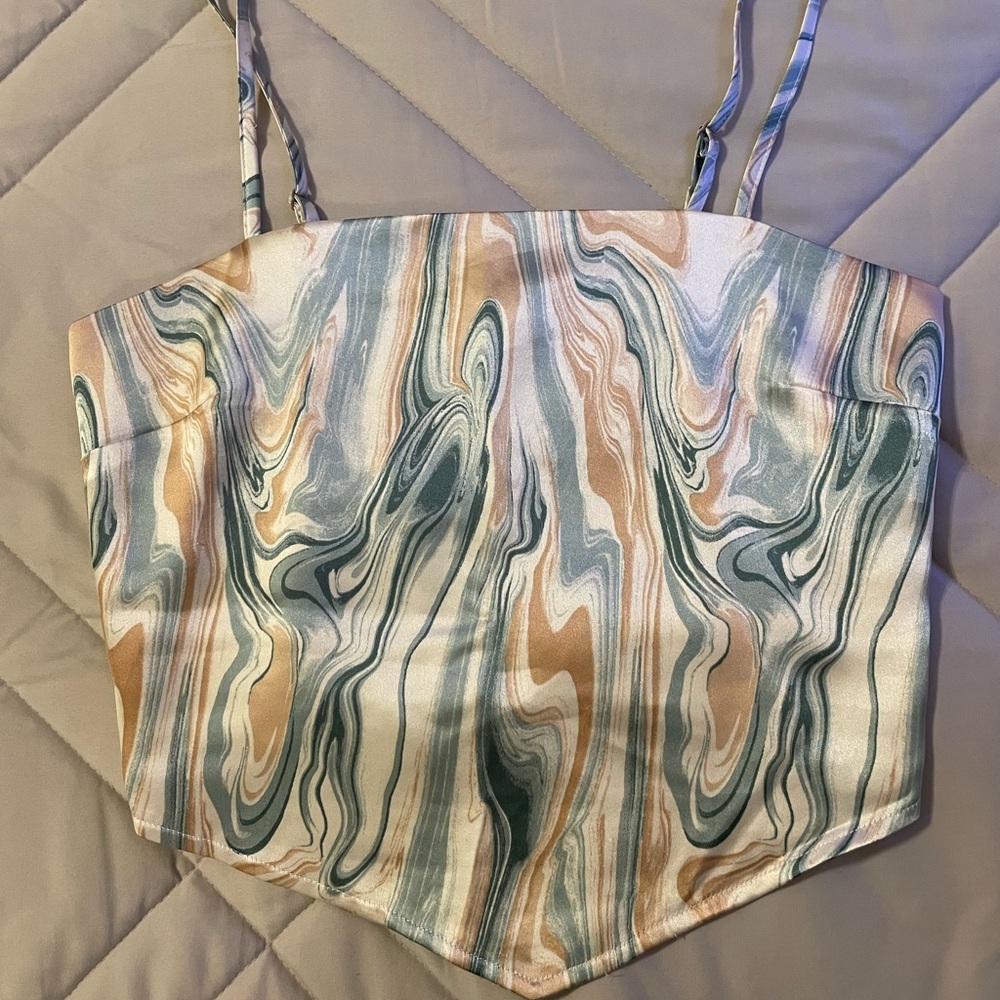 Marble Print Top